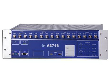 เครื่องวัดการสั่นสะเทือน adash A3716–16 channels